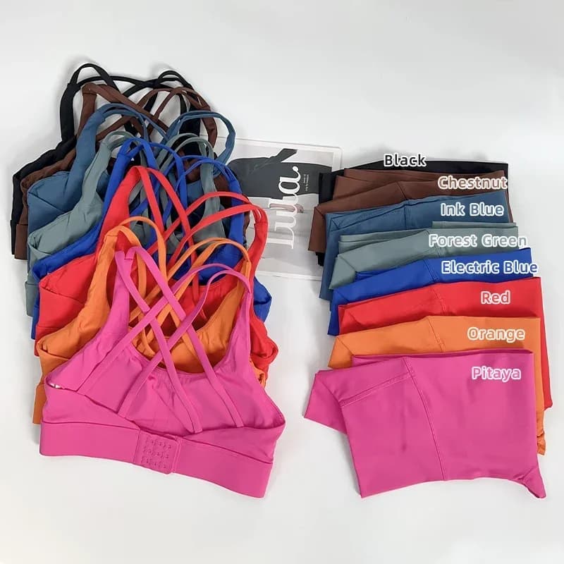 High-End Buckle Yoga Set – Seksowny Zestaw Sportowy Bra + Hip-Lift Legginsy